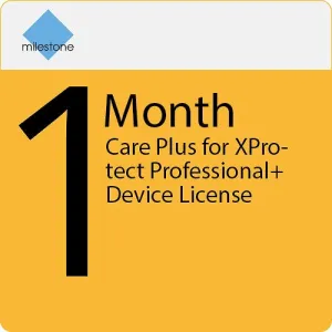 Milestone MXPPPLUSDL 1-Month Care Plus for XProtect Professional  Device License