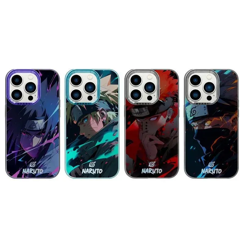 Naruto IPhone 15 Case Toys Nagatos Kakashies Phone Cover For 14 13 12 11 Pro Max Plus Silicone
