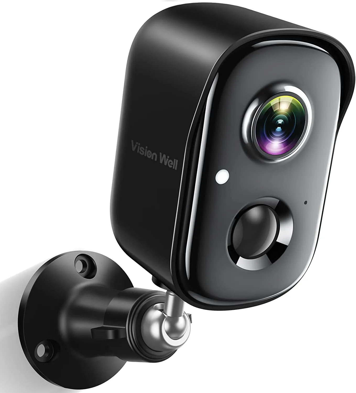 Wireless Outdoor Security Camera, 2K Battery-Powered with AI Motion Detection, Spotlight, Siren Alarm, WiFi, Color Night Vision, 2-Way Audio, Waterproof, Cloud/SD Storage - Suitable for Indoor/Home Use