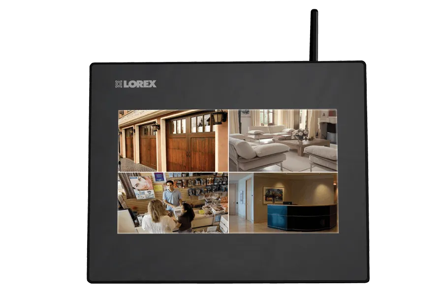 Security system with 2 wireless cameras
