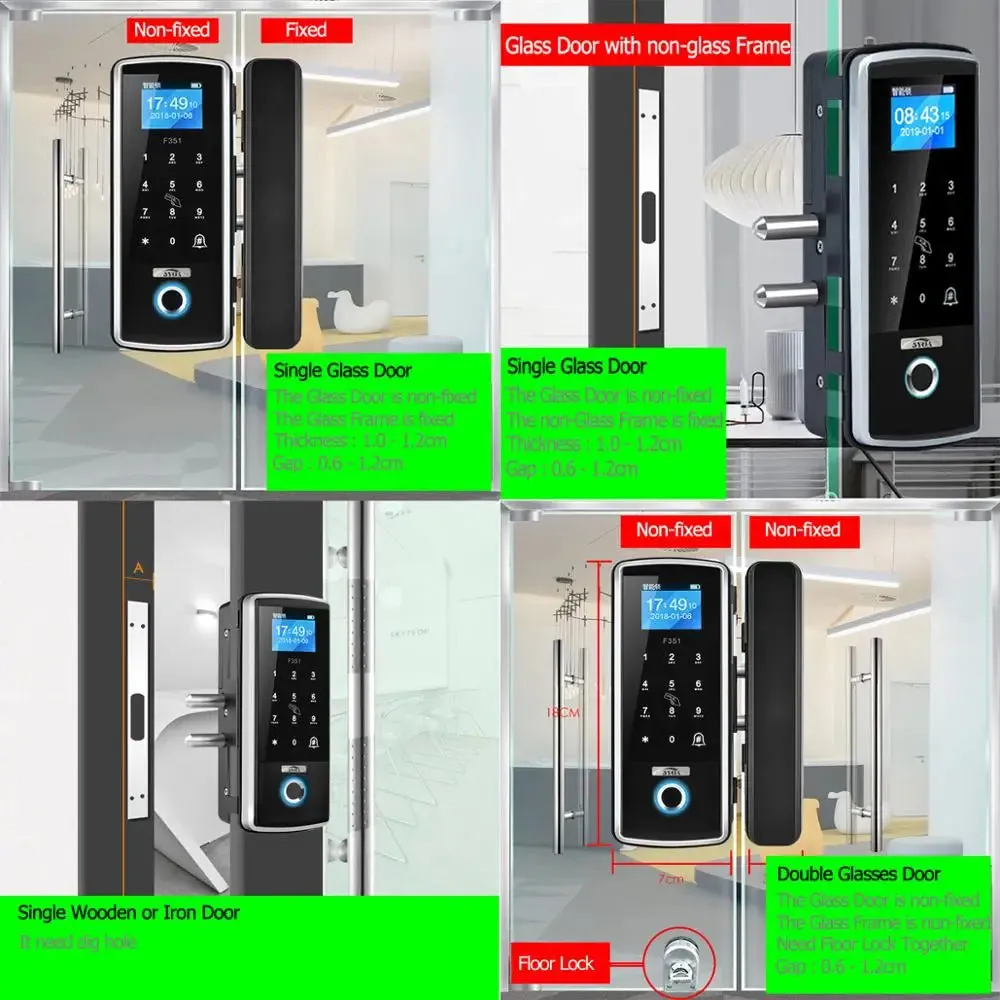 Smart Door Digital Fingerprint  Door, Gate Lock