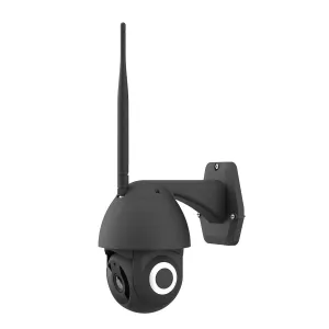 Smart Wi-Fi 1080P Dome Outdoor IP Camera With 2 Way Audio, PTZ, 360° Viewing Angle, IP65 Rated, APP & Voice Control, Smart Motion Detection