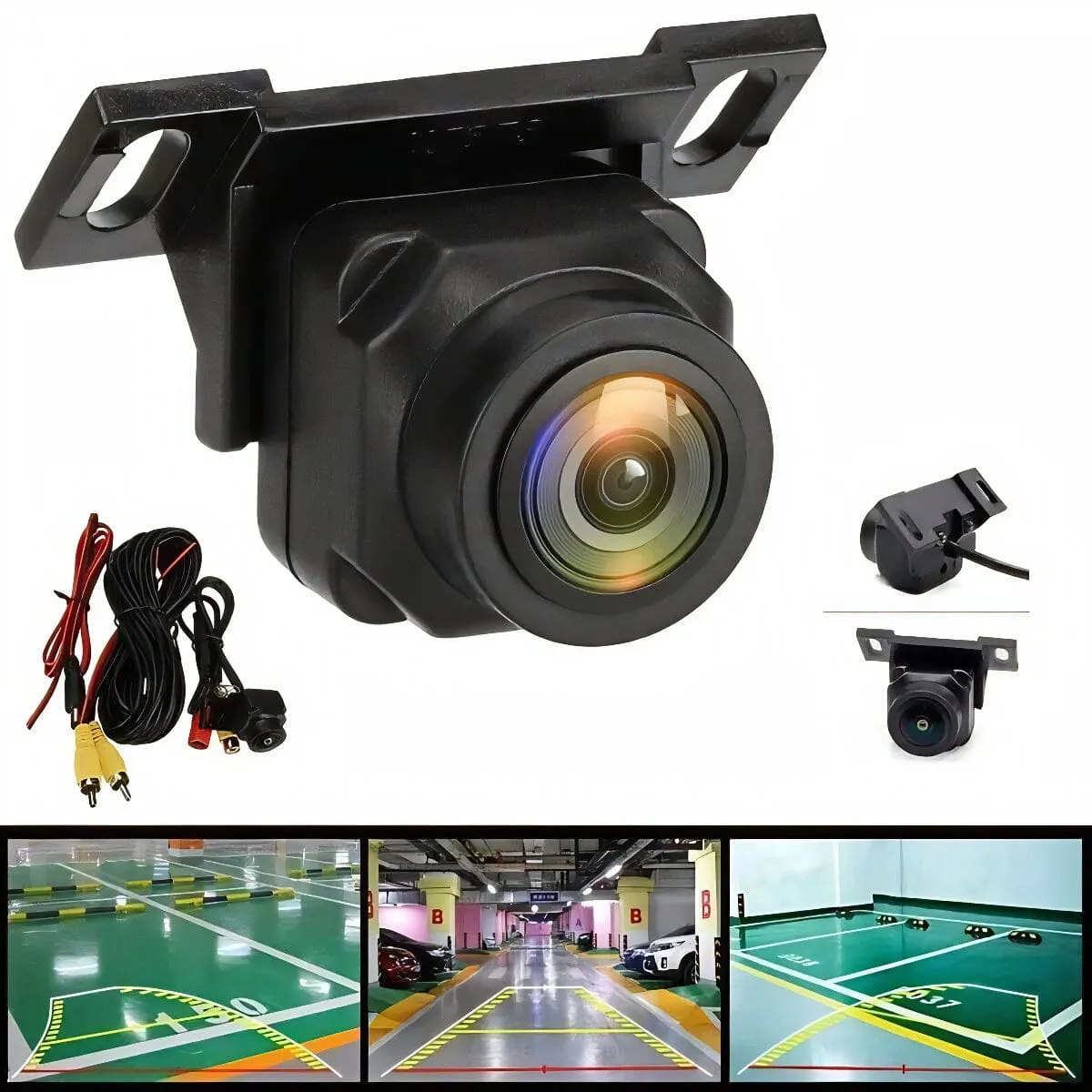 SMAXPro™ Car Rear View Reverse Camera: 170° HD Backup Parking Cam, Night Vision, Waterproof