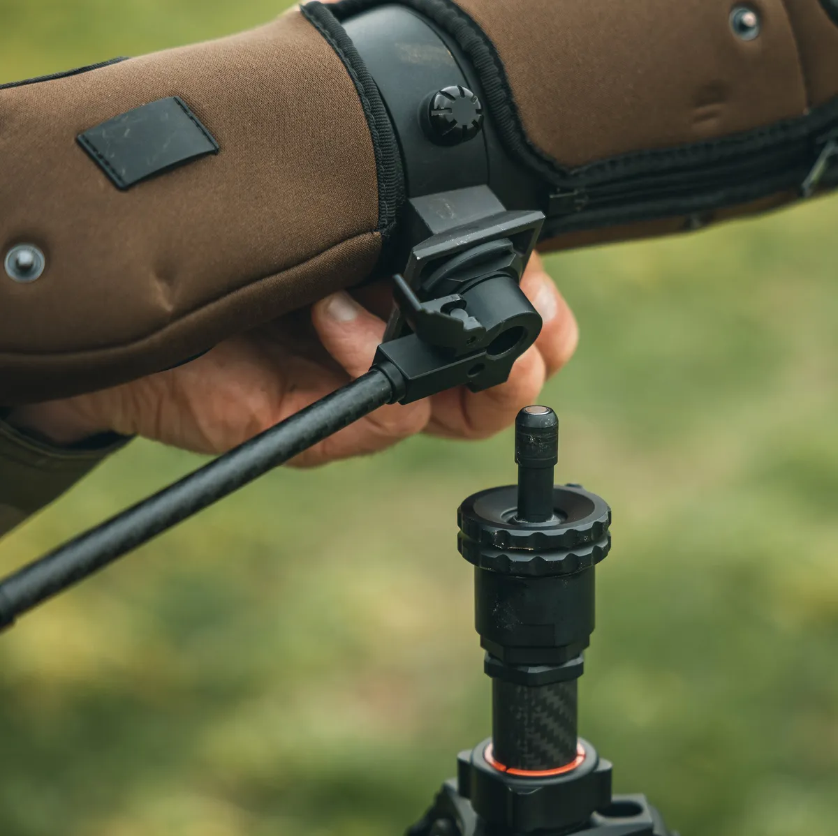 Spartan Precision Heavy Duty Optics Adapter With Carbon Rod