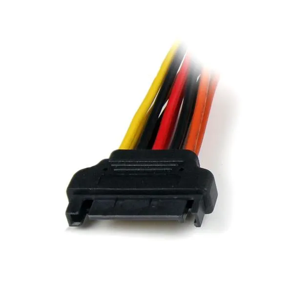 Startech.Com 6In Latching Sata Power Y Splitter Cable Adapter - M/F - 6 Inch Serial Ata Power Cable Splitter - Sata Powe