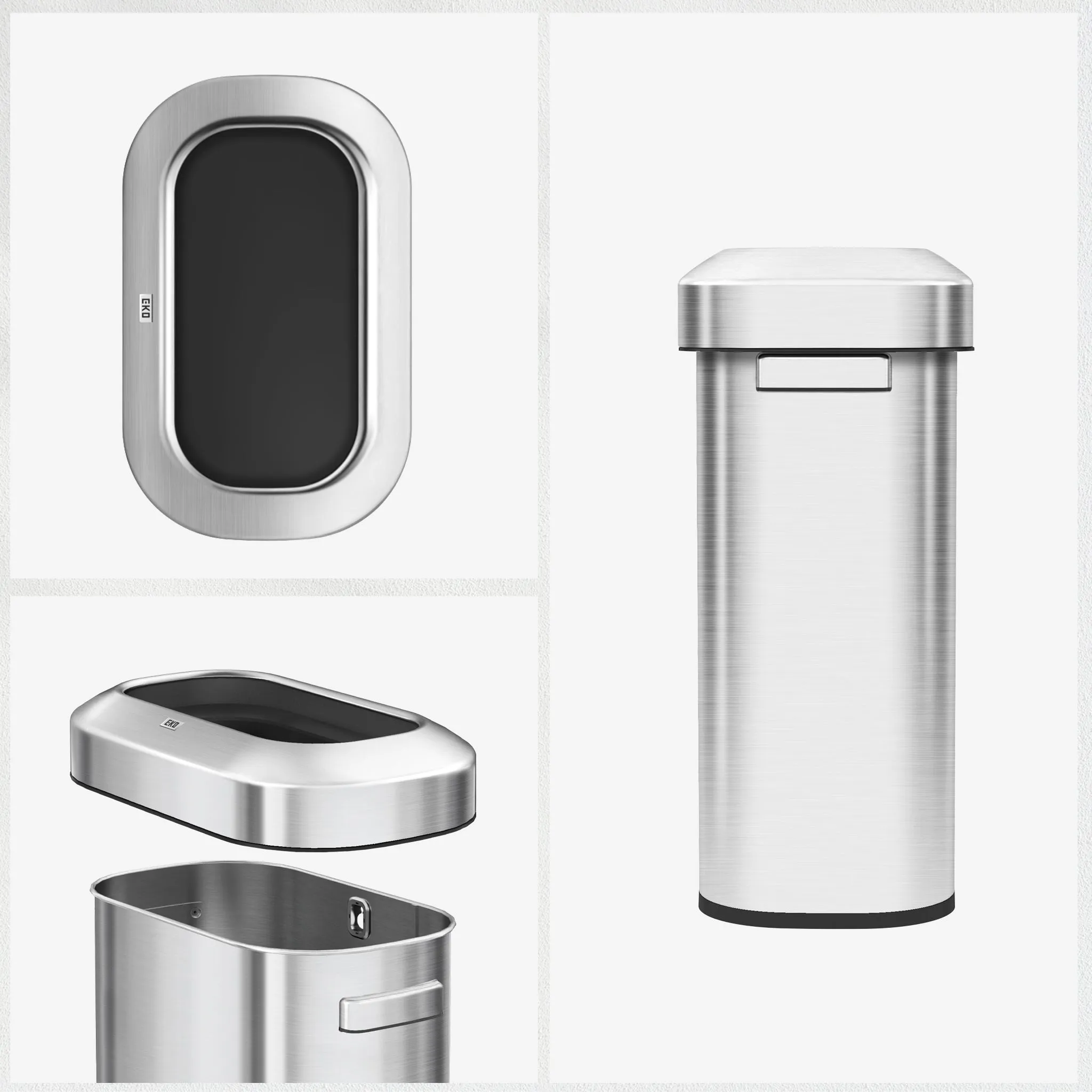 Urban Slim Open Top Can Commercial Grade - 60L / 16 Gal