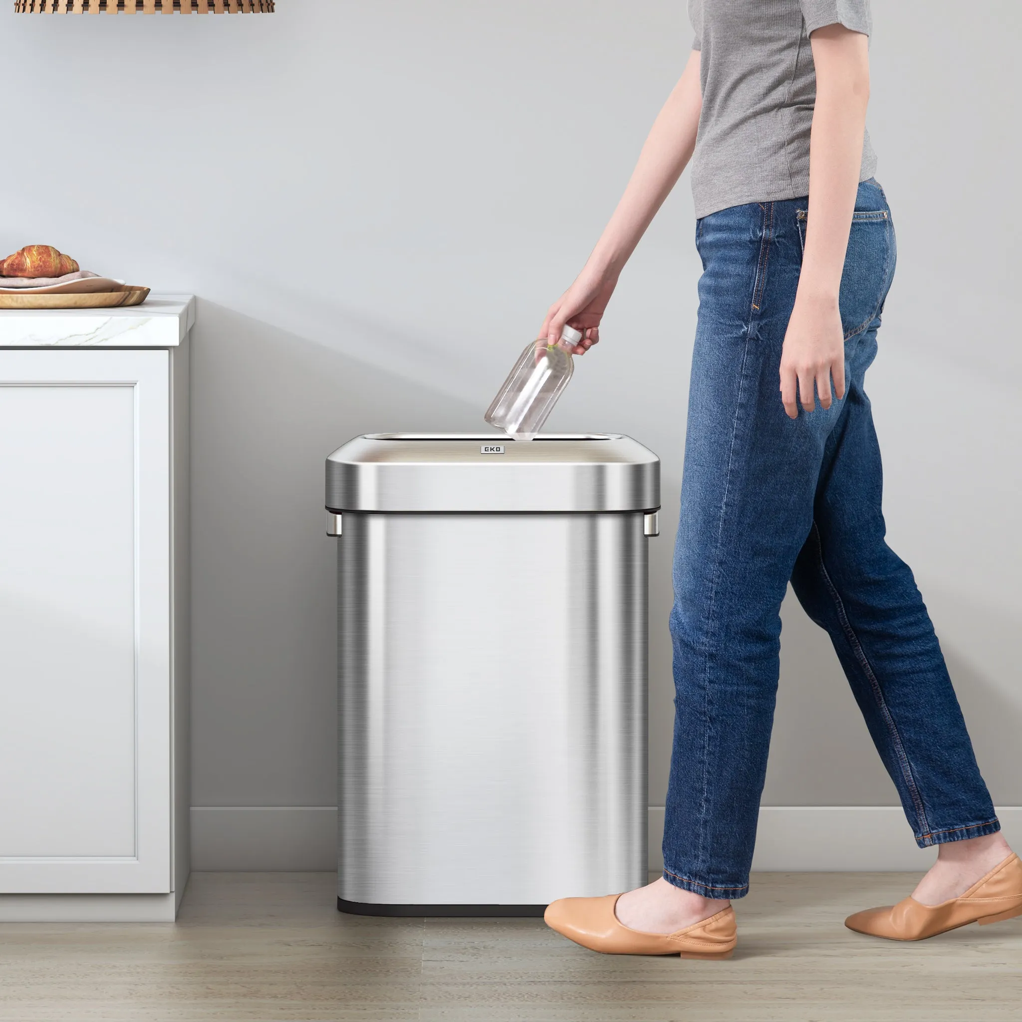 Urban Slim Open Top Can Commercial Grade - 60L / 16 Gal