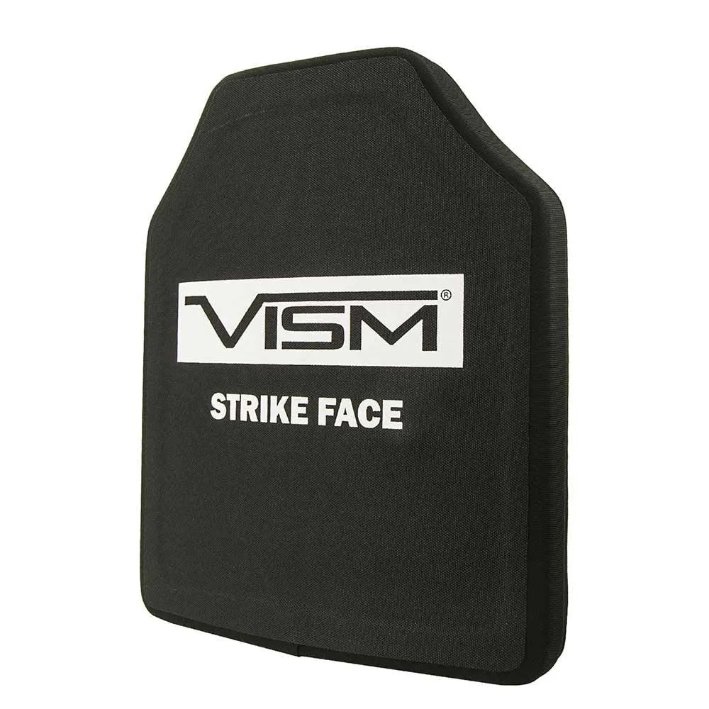 Vism NIJ PE Ballistic Plate - 10" X 12" - STR's Cut