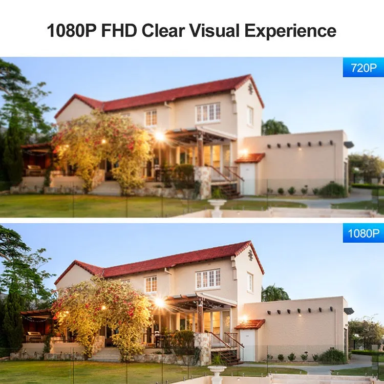Wireless 2MP 4CH CCTV Security Camera System