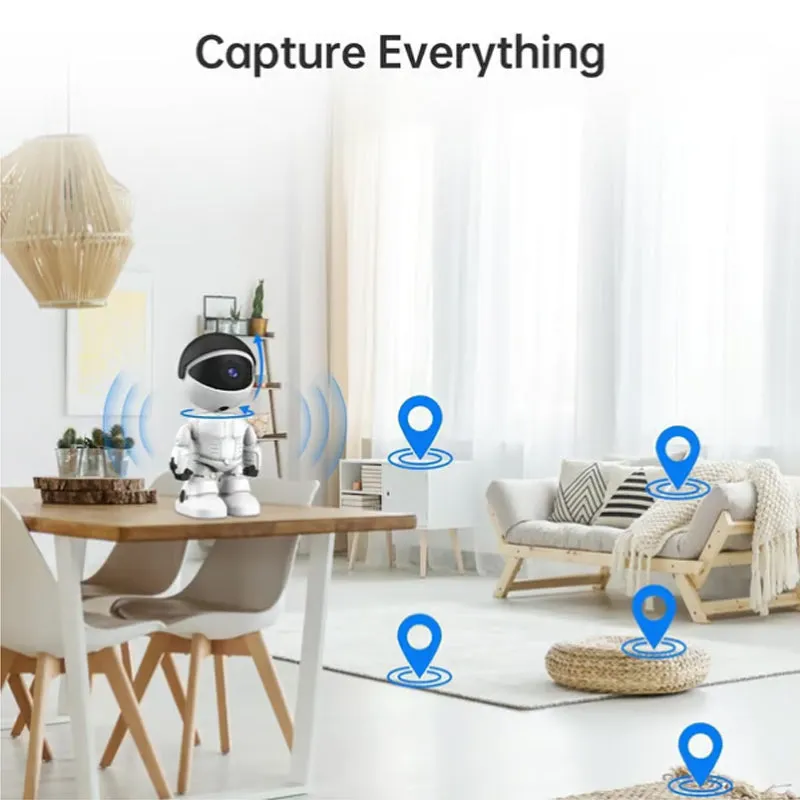Wireless Indoor Motion Detection Robot CameraYour New Home Guardian
