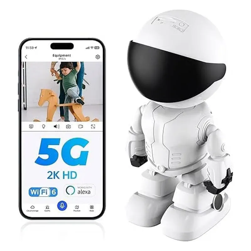 Wireless Indoor Motion Detection Robot CameraYour New Home Guardian