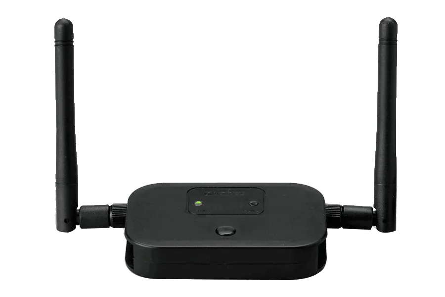 Wireless security cameras with dual receiver